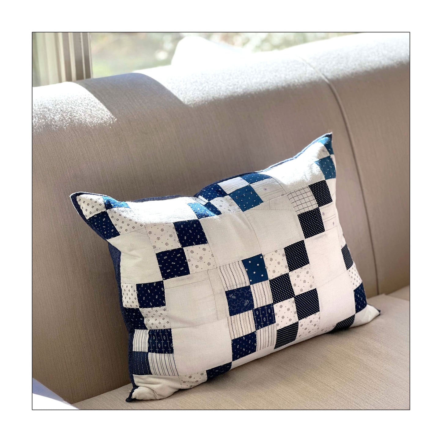 American Quilt Block I Pillow