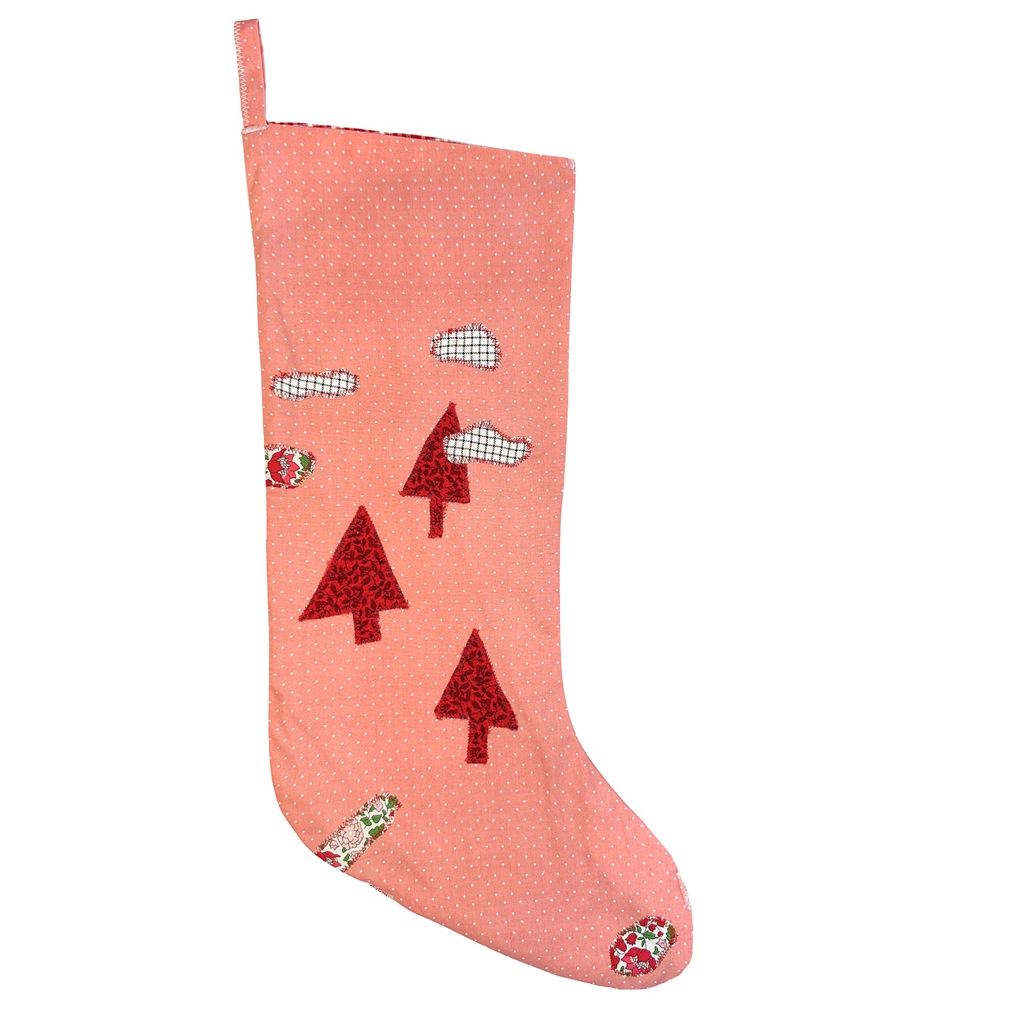 Pink Dot Forest Stocking