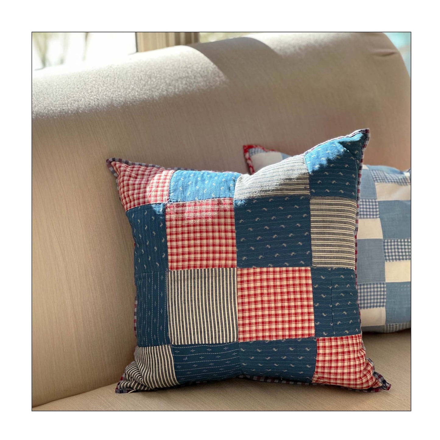 American Quilt Block II Pillow